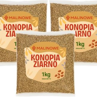 Семена конопли сорта «Малина», неочищенные, 3 x 1 кг, натуральные.