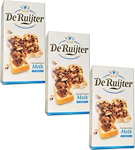 3 X De Ruijter Chocolade-Vlokken-Melk - хлопья молочного шоколада 300 г