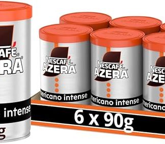 NESCAFÉ Azera Americano Интенсивный растворимый кофе, 90 г, упаковка по 6 шт.
