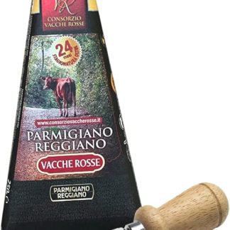 Специальная коробка YesEatIs — Parmigiano Reggiano Consorzio Vacche Rosse 24 месяца — 250 г — Карманный нож из нержавеющей стали