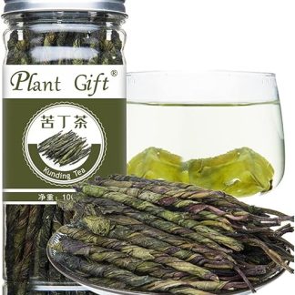 Растение в подарок: китайский хвойный чай Кудин (Kuding) 100 г/3,52 унции. Горький зеленый чай, рассыпной чай в виде палочек, рассыпной крупнолистовой чай.