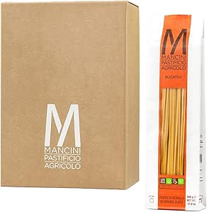 Mancini Pastificio Agricolo - Букатини 500 гр - Коробка по 12 упаковок