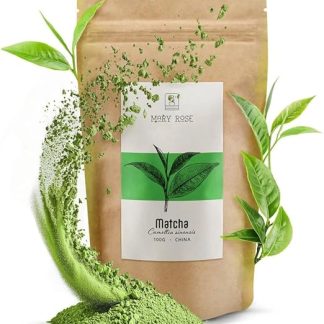 Зеленый чай матча Mary Rose Зеленый чай матча Порошковый зеленый чай Источник теина Натуральный стимулятор 100 г