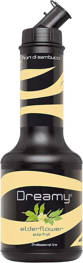 ВОСХИТИТЕЛЬНОЕ ПЮРЕ ИЗ ЦВЕТОВ БУЗИНЫ 950 мл. Для напитков и десертов.