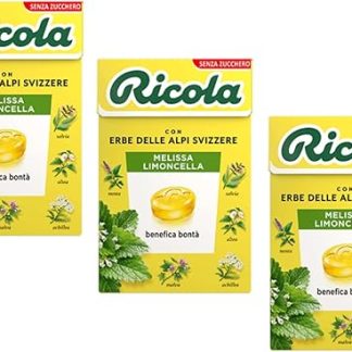 Травяные конфеты Ricola® Melissa Limoncella без сахара - 3 x 50 г