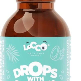 Натуральные ароматизаторы и подсластители Locco со стевией Кокос 0 калорий Натуральные ингредиенты Веганский продукт Без сахара
