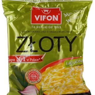 Лапша быстрого приготовления Vifon Zloty с курицей, 24 штуки в упаковке (24 x 70 г) Instantgericht Instantnudeln