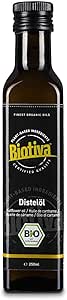 Органическое масло расторопши холодного отжима, 250 мл идеально подходит для приготовления холодных блюд мягкий ореховый вкус подходит для наружного применения сертифицировано и произведено в Германии Biotiva