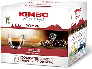 Kimbo Pompeii Le Maraviglia del Gusto 100 капсул, совместимых с кофемашинами Nespresso
