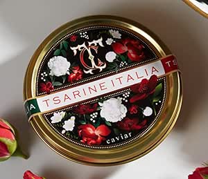 50 г осетровой икры черная икра бренд - TSARINE ITALIA Икра TSARINE (50 грамм)