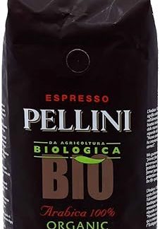 Органические обжаренные кофейные зерна PELLINI, 100% арабика, выращенные на фермах в тропическом поясе, упаковка 500 г.
