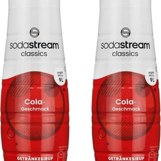 Sodastream 2x COLA CLASSIC SYRUP SATURATOR CONCENTRATE JUICE FOR WATER 9L DRINK