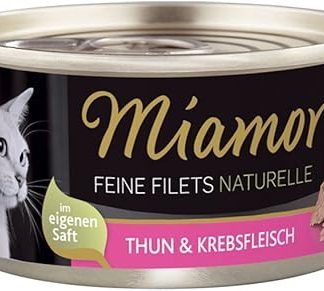 Miamor Fine Fillets Naturell Тунец и крабовое мясо, 24 x 80 г