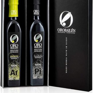 Oro bailen Reserva Familiar – подарочный набор для гурманов с оливковым маслом первого холодного отжима из сортов Jaen Arprinina + Picual.