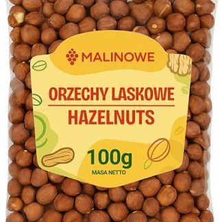 Фундук с малиной, 100 г, очищенный, крупный, свежий.