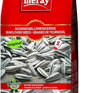 Жареные и соленые семена подсолнечника от компании Meray, 12 x 300 г