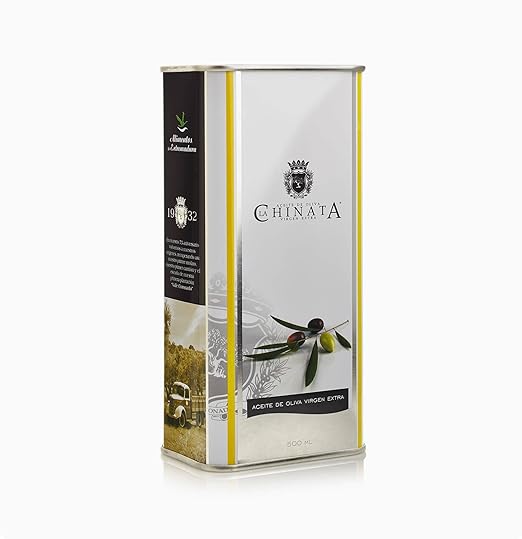 Оливковое масло первого холодного отжима La Chinata Extra Virgin в большой банке, Natives Olivenöl в привлекательной банке, вторая упаковка (2 x 500 мл)