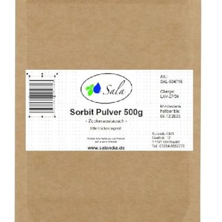 Порошок сорбитола Sala E420, выпуклый, пакет 500 г