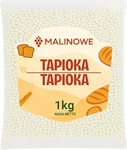 Гранулированная тапиока со вкусом малины, 1 кг, жемчужины из маниоки.