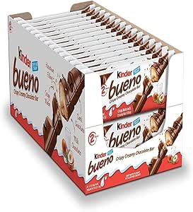 Вафли из молочного шоколада Ferrero Kinder Bueno, набор из 30 штук, 1360 г.