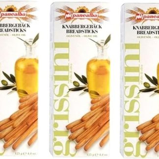 Набор из 3 бутылок оливкового масла Grissini - Panealba - упаковка 125 г.