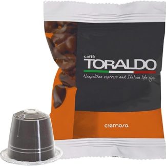 CAFFÈ TORALDO Cremosa - коробка из 100 капсул, совместимых с NESPRESSO, по 5,5 г.