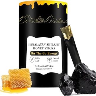 Медовые палочки Шиладжит - Шиладжит из чистой гималайской органической смолы, 30 палочек, для укрепления мышц и улучшения когнитивных функций у мужчин и женщин, 1 шт.