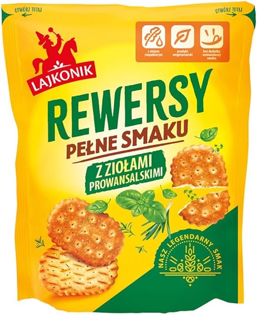 Lajkonik Rewersy Маленький хлеб с провансальскими травами 100 г