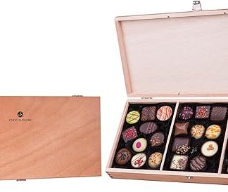 Набор пралине ChocoPrestige, 30 шт. шоколад вечеринка подарок дети для мужчин для женщин для дома украшение декор сладости вкусные изысканные Сочельник Пасха день рождения именины пралине коробка шоколад