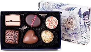 Набор «Цветочные наслаждения» — 6 пралине | набор вкусных шоколадных конфет | подарок | на любой случай | для женщины | для мужчины | сладости | сувенир | День матери | День отца | Международный женский день | Пасха