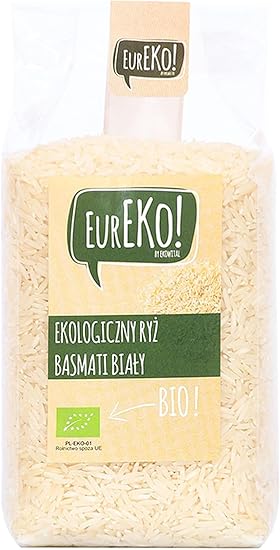 Органический белый рис басмати 500 г Eureko