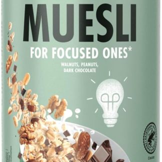 Концентрированные мюсли OneDayMore | 450 г | Грецкие орехи, жареный арахис, темный шоколад и семена чиа | Высокое содержание клетчатки, магния и железа