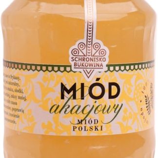 Польский акациевый мед 710 мл, Bukowina Shelter, 100% натуральный, с пасеки в Люблине.