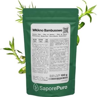 Пищевая бамбуковая клетчатка SaporePuro - 100 г - низкоуглеводная мука