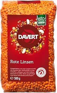 Линзы Davert Totally Red (1 x 500 г) - органические