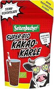 Горячий шоколад Super-Bio KAKAO-KARLE I, веганский, 100% органический, без рафинированного сахара, (1 x 300 г) (1)