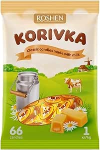 Конфеты «Рошен Молочная помадка» 1 кг