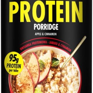 Овсяная каша OneDayMore с высоким содержанием белка, яблоком и корицей, идеально подходит для здоровых завтраков и контроля веса, 450 г.