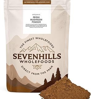 Sevenhills Wholefoods Organiczny proszek grzybowy Reishi 100g