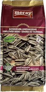 Семена подсолнечника Dakota Meray, 300 г, соленые, жареные - упаковка из 10 штук.