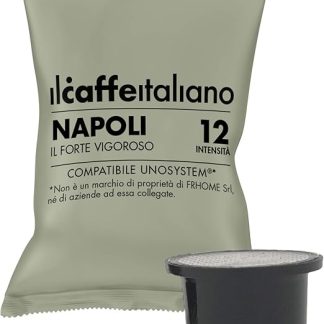 Кофейные капсулы Uno System Napoli Italian Coffee Capsules - 100 шт. Насыщенный и яркий аромат. Сделано в Италии. Frhome