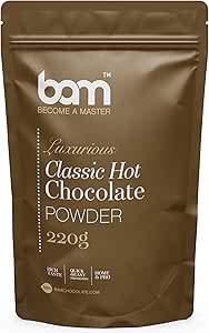 Порошок для приготовления классического горячего шоколада BAM, 220 г, 7 порций.