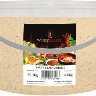 Лосось и форель. Приправа для гриля. Рыба, приправы для гриля и специи. Ведро из полиэтилена - 2000 г (2,0 кг).