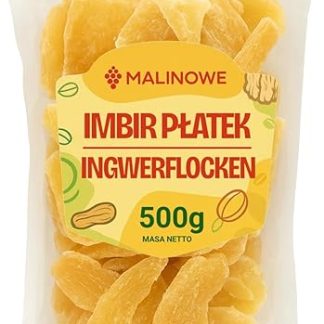 Малиновые цукаты из имбиря, 500 г, высококачественные натуральные хлопья.