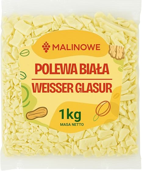 Малиновая белая глазурь, 1 кг, идеально подходит для выпечки.