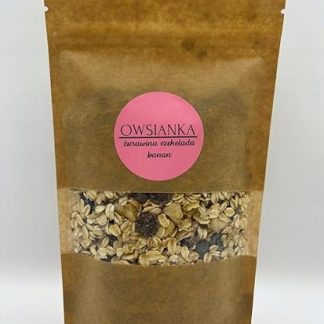 Овсянка с клюквой, шоколадом и бананом, 1000 г. Вкусный и полезный завтрак, 1 кг.