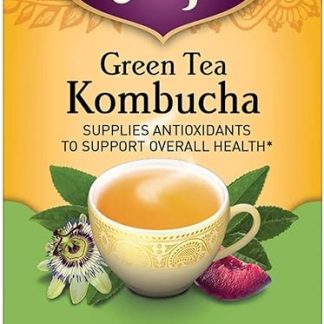 JARA Yogi Teas Органический зеленый чай комбуча (16 чайных пакетиков)