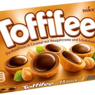 Toffifee – 1 x 125 г – карамельно-фундуковая, нуга и шоколад