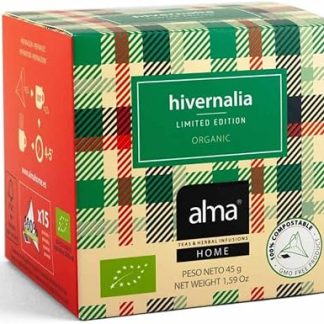 Зимний настой, 15 чайных пакетиков по 3 г каждый (эвкалипт - солодка - мята - имбирь - черный чай - яблоко)