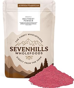 Порошок из органической сырой свеклы Sevenhills Wholefoods, 500 г.